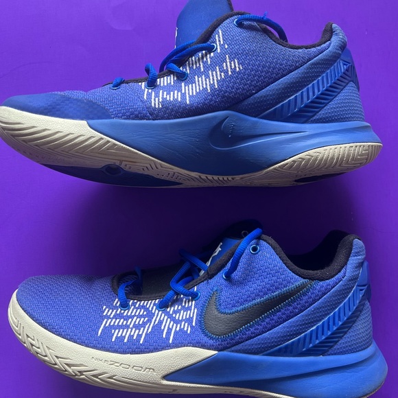 Nike Mens Zoom Kyrie Flytrap 2 Basketball Shoes Blue White A04436-402 2019 11 US - Picture 2 of 6